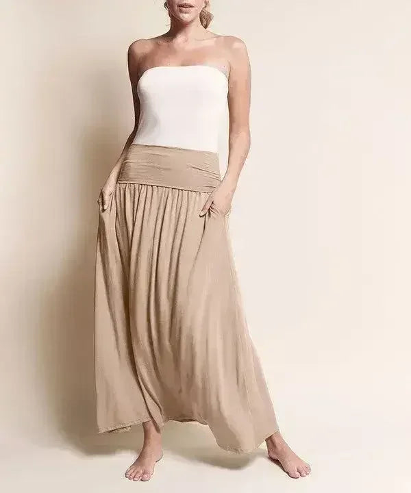 BAMBOO YOGA MAXI SKIRT