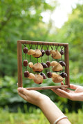 "The Fruit Bell Harp" - Vertical Seed Sound Sculpture & Zen Lyre